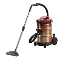 Hitachi Drum Vacuum Cleaner, Bagged, 2200W, Red…