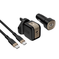 Compare JODA 3in1 Charging kit, Wall Charger 30W with Car Charger 30W and Typec UBB Cable 60W, Titanium – BD001AOUN1 at KSA Price