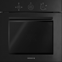 Kelvinator built-in gas oven 59 cm, black,…