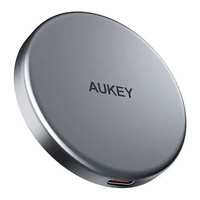 Compare Aukey Car Charger Mag Fusion Aura Magnetic Wireless 15W Grey at KSA Price