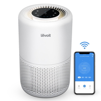 LEVOIT Smart Wi-Fi Air Purifier, 26W, White, Core…