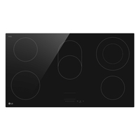 Compare LG Builtin Electric Hob, 90 cm, 5 Burners,  Ceramic, Black   CE5Z3625BN at KSA Price