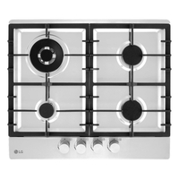 Compare LG Builtin Gas Hob, 59 cm, 4 Burners, Cast Iron, Stainless Steel  CG5Z2414SJ at KSA Price