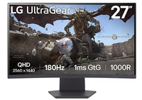 Compare LG UltraGear 27 Inch QHD Curved Gaming Monitor, 180Hz, 1ms, Black , 27GS60QCB at KSA Price