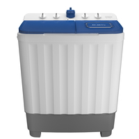 Hitachi Twin Tub Washing Machine, 8 kg, White…