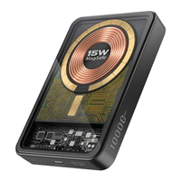 Compare Promate 10000mAh Magnetic Wireless Charging USBC 15W Black at KSA Price
