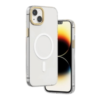 Compare Levelo Magsafe Sensa Clear Back Case iphone 14 Pro Champagne at KSA Price