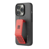 Compare Levelo Morphix Gripstand Iphone 14 Pro PU Leather Case Red at KSA Price