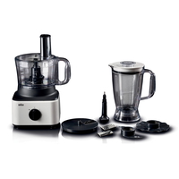 Compare Braun Food Processor 750W, 2.1L, Plastic, SteelGray, FP0132WH at KSA Price