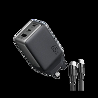 Compare Oraimo WallCharger Gan 65W with 100W C Cable OCW7652U Black at KSA Price
