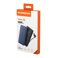 Compare Riversong Powerbank Vista 10 PB37 10000mAh MFI  Data  Blue at KSA Price