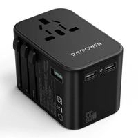RAVPower 65W 3-Port Travel Charger Universal Adapter…