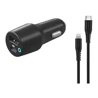 Compare Powerology Dual Port Car Charger 32W USBA 12W Output  Black at KSA Price