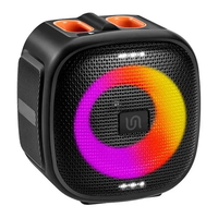Compare Porodo Soundtec Flash RGB Portable Bluetooth Speaker 16W Black at KSA Price