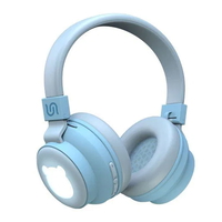 Compare Porodo Kids Wireless Headphone Comfortable And Safe Blue at KSA Price