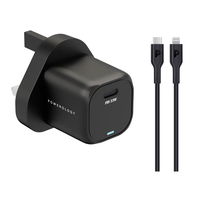 Compare Powerology GAN PD CHARGER 33W CLIGHTNING CABLE 1.2M BLACK at KSA Price