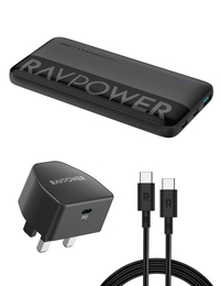 Compare Ravpower Combo P.B 10K PB1228, Wall Charger PC1041, Cable CB1021 at KSA Price