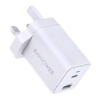 RAVPower RP-PC170 PD 30W Wall Charger 1A1C white