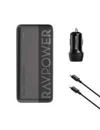 RavPower Power Bank Combo, 10000mAh Power Bank – PB1228,…