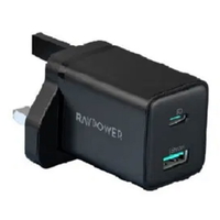 RAVPower RP-PC168 PD 20W Wall Charger 1A1C black