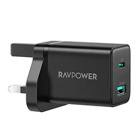 Compare RAVPower RPPC170 PD 30W Wall Charger 1A1C black at KSA Price