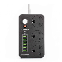 LDNIO Extension 3 Power Sooket 3250W 6 USB…