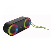 Compare Lavvento Wireless LED Speaker 3000mAh USB TF AUX Black at KSA Price