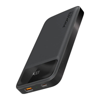 Compare Promate 10000mAh Slim PowerBank 20W USBC Quick Charge Black at KSA Price