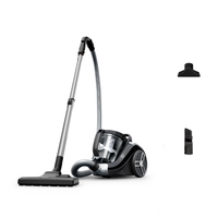 Tefal Bagless Vacuum Cleaner, 900W, Black/Grey, TW4B25HA