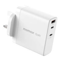 Compare Momax ONEPLUG GaN 140W 3 Ports Fast Charger White at KSA Price