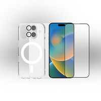 Compare Xonda 3IN1 iPhone 16+ Magsafe Case, Screen Protector, Cam Lens, Clear at KSA Price
