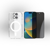 Compare Xonda 3IN1 iPhone 16+ Magsafe Case, Screen Protector, Cam Lens, Privacy at KSA Price