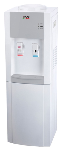 Xper Water Dispenser Stand, Hot / Cold, 2 Taps, White…