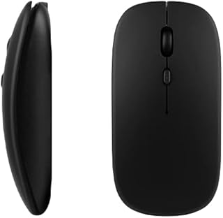 Compare Bluetooth Mouse for Huaweis MateBook E X Pro DB 12" 13" 15.6"Laptop Wireless Mouse ReСһаrɡеable Mute Silent Optical Gaming Mouse No Backlit Black at KSA Price