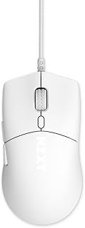 Compare NZXT Lift 2 Symm | Lightweight Symmetrical Wired Gaming Mouse | Lightweight 58 g Design | 8K Polling Rate | Optical Switches | 26K DPI Optical Sensor | 100% PTFE Feet | White at KSA Price