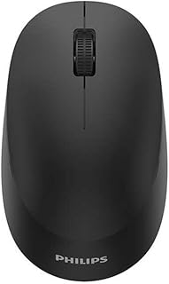 Compare Philips Wireless Mouse SPK7407B  Wireless Connection 2.4GHz + Bluetooth 3.05.0, 4 Buttons, 1600 PPP Optical Sensor, Ergonomic for Left and Right Handed at KSA Price