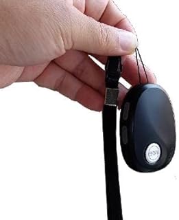 Compare SkyAngel~Wave | One Payment for Life | Mobile Cellular Alert | Fall Detection | Waterproof | Call and Speak to 911 | Life Guardian Alert Two Way Voice | No Subscription | No Cellphone Needed Black at KSA Price