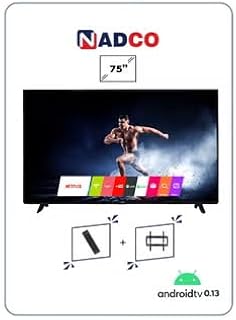 Compare Nadco Smart Screen  75 Inch  Android 0.134K  Uhd  With Remote Control And Tv Stand  Nc75T4K at KSA Price