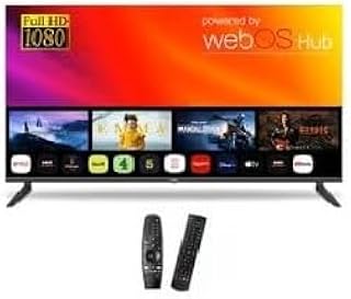 Compare WBOS50 50 inches Smart TV: Netflix, Hulu Video  Black, HDMI, USB  WEB OS HUB Compatible with Television, Smartphone, Tablet, Laptop, Personal Computer at KSA Price