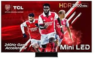 TC.L 55-Inch Mini LED Google TV, 240Hz Gaming…