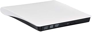 Compare Slim Portable USB 3.0 SATA 9.5mm External Optical Disk Drive Case Box for PC Laptop Notebook White Ultra Slim Portable USB 3.0 SATA 9.5mm Color : White at KSA Price