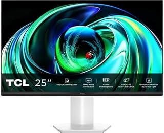 Compare TCL 25G54 Mini LED Gaming Monitor 25" Full HD Resolution 144Hz IPS Panel 450 Nits HDR 400 DCIP3 93% Coverage TÜV Rheinland Certified Flicker & Low Blue Light at KSA Price