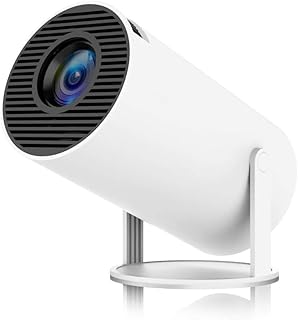 Compare Mini Portable Projector, Support 4K 1080P with DualBand WIFI6 5G Wireless 5.0 Bluetooth Android 11, 180° Rotatable,160 ANSI Auto Keystone Correction, 30130" Screen Video Projector at KSA Price