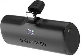 Compare Mini Portable Battery 5000 Builtin PD Cable + Type C Port 20W at KSA Price