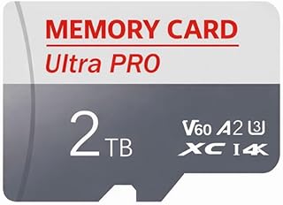 Compare Memory Card Ultra PRO, 2TB, V60 A2 U3, 4K Video Speed, MicroSD Card at KSA Price