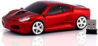 Compare Jinfili Sleep Sport Car Shaped Wireless Computer Mouse Ergonomic Gaming Optical Mouse USB 2.4G Mini Receiver Office Accessories for PC Windows Laptop Notebook Mac at KSA Price