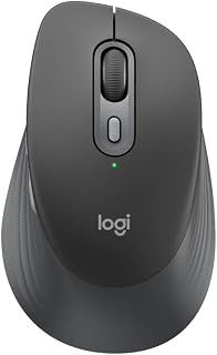 Compare Logitech Signature Comfort M840 L Wireless Mouse, Bluetooth Mouse with Silent Clicks, SmartWheel, Customizable Buttons, MultiDevice Compatibility for Windows, MacOS, iPadOS  Graphite at KSA Price