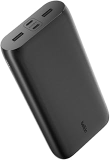 Belkin BoostCharge 4-Port Power Bank 26K, Battery…