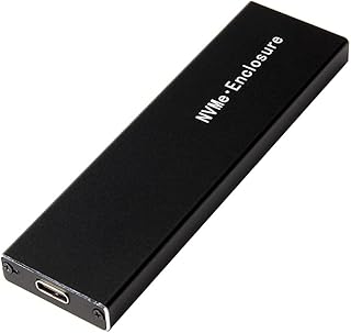 Compare M.2 NVMe SSD Case NVME SSD Enclosure TypeC Interface M.2 NVMe Hard Disk Case Aluminum Alloy External Hard Drive Case with Cable at KSA Price