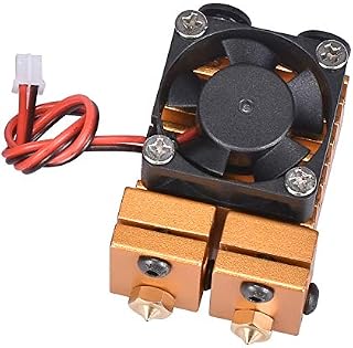 Compare 3D Printer Part All Metal for 3D Chimera Hotend Kit Dual Color 2 in 2 Out Extruder MultiExtrusion V6 Hotend Bowden 0.41.75mm 3D Printing Accessories Size : Gloden at KSA Price